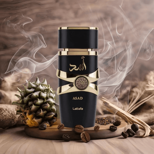 Perfume Árabe Masculino Asad - Excelência em 100mls - Original Brasil
