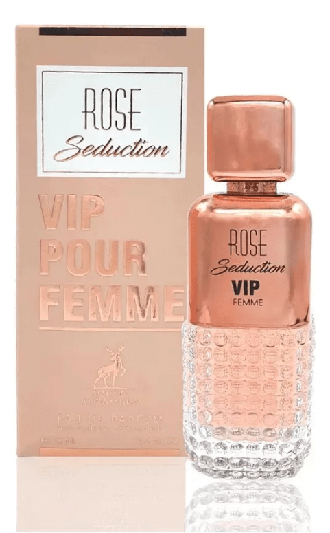 Perfume Feminino Árabe Rose Seduction 100ml- Luxo - Original Brasil
