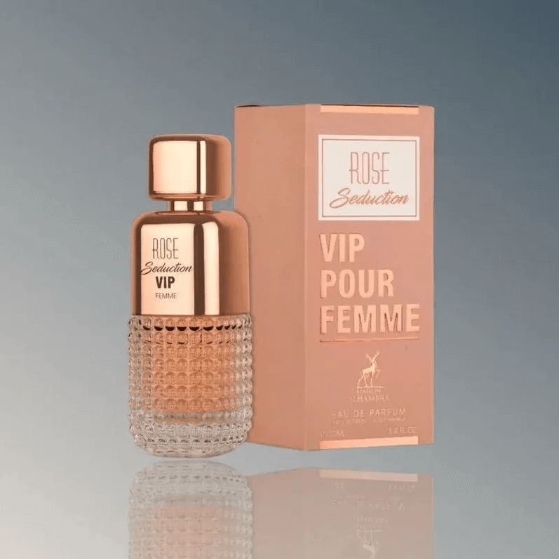 Perfume Feminino Árabe Rose Seduction Excelência em 100mls - Original Brasil