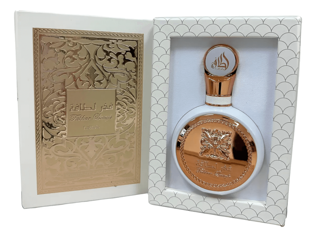 Perfume Árabe Feminino Fakhar Rose - Excelência em 100mls - Original Brasil